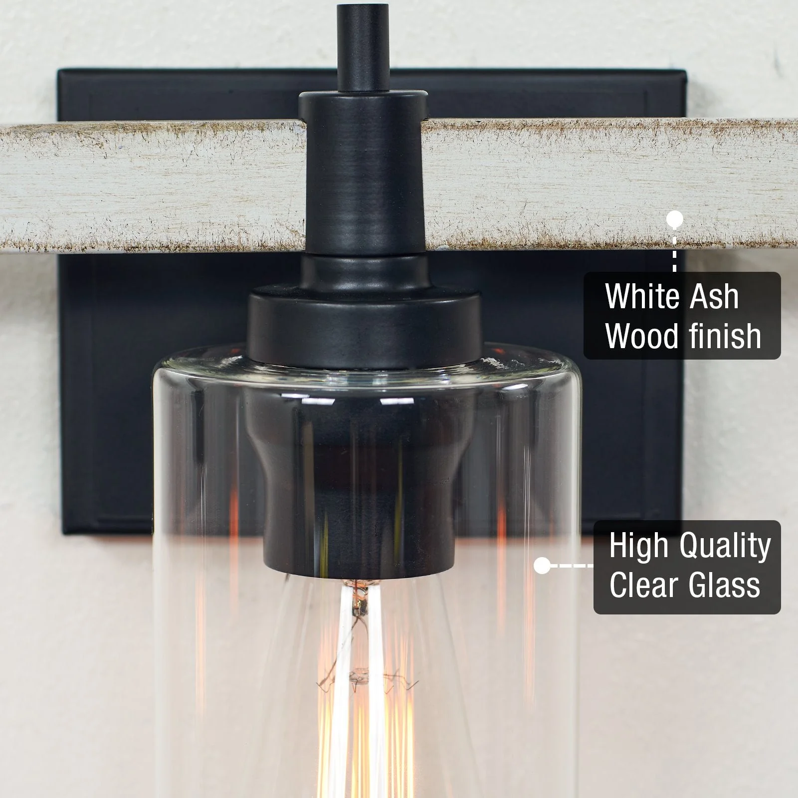 Theo 25 3-Light Modern Farmhouse Vanity / Bathroom Light