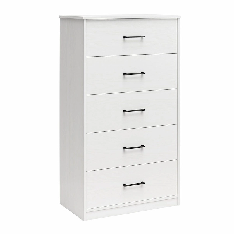 Ameriwood Home BrEZ Build Pearce Tall 5 Drawer Dresser