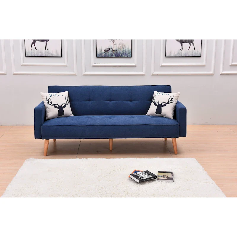 Modern Adjustable 3-position Sleeper Sofa Futon