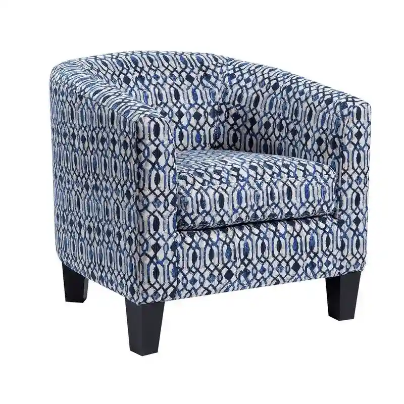 Grafton Home Enzo Upholstered Accent Barrel Chair