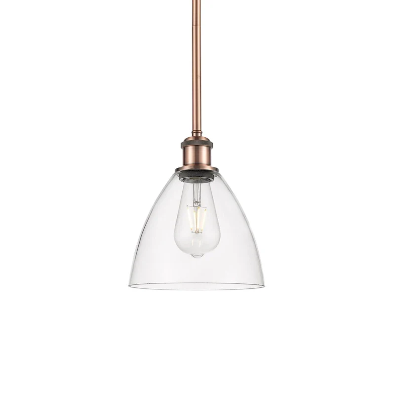 Innovations Lighting 516-1S-9-8 Bristol Pendant Bristol 8  Wide Mini