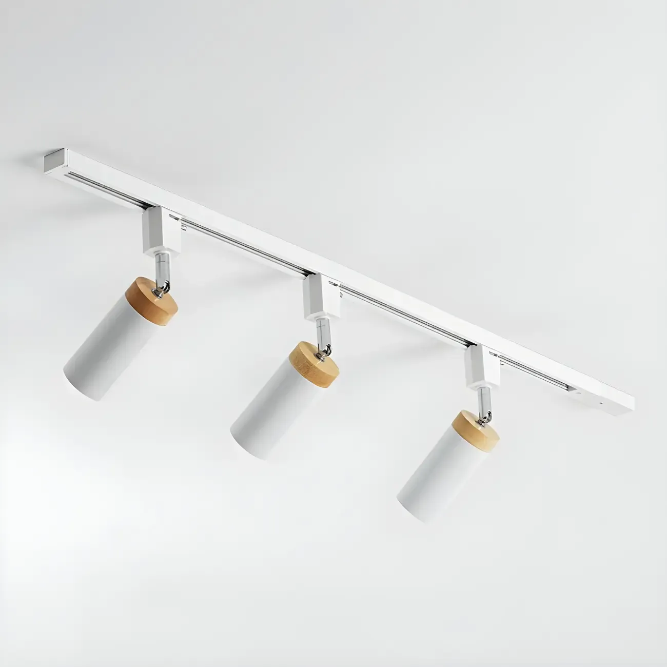 4-Light Metal Modern LED Track Lighting Fixture Adjustable Head