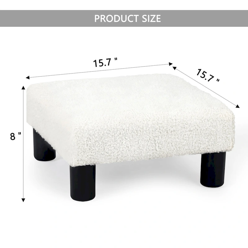 Adeco 15 Small Ottoman Upholstered Foot Rest