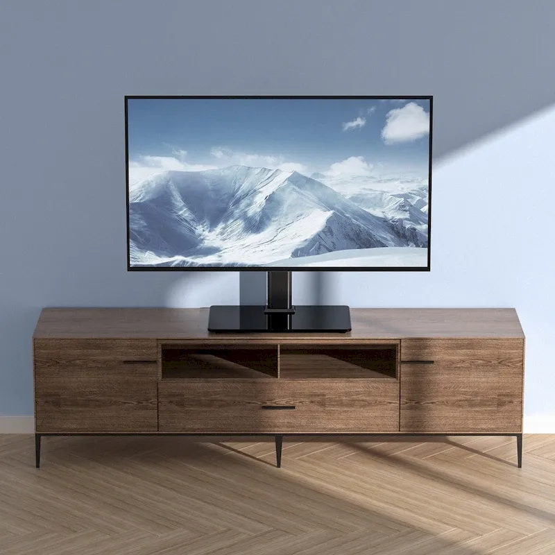 55 TV Stand Mount Swivel Universal / Mobile Floor Adjustable Height - 42 inches