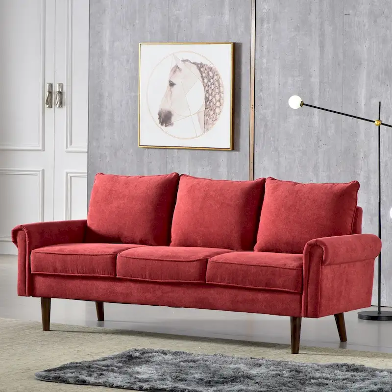 OVIOS Upholstered Mid-century Sofa