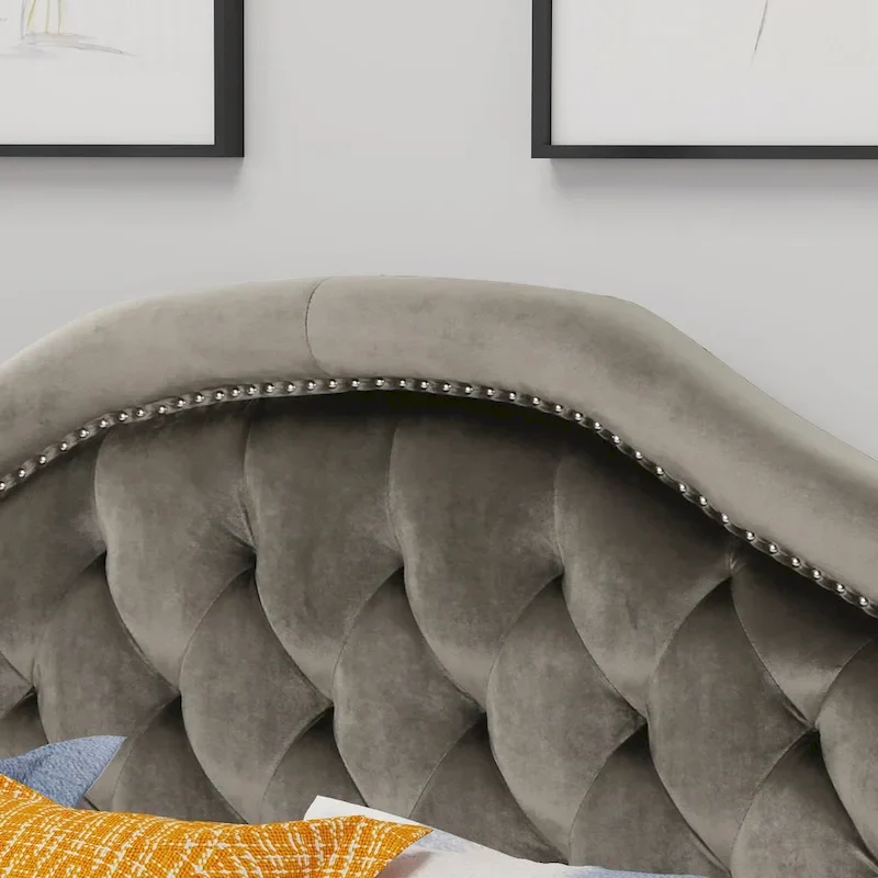 Killian Glam Velvet Full/Queen Headboard by