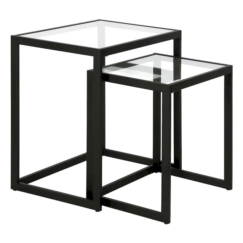 Rocco Rectangular Nested Side Table - 22 Wide