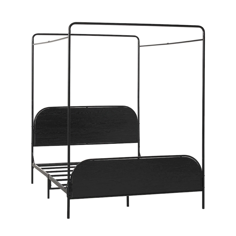 Middlebrook Designs Modern Curved Metal Queen Canopy Bed