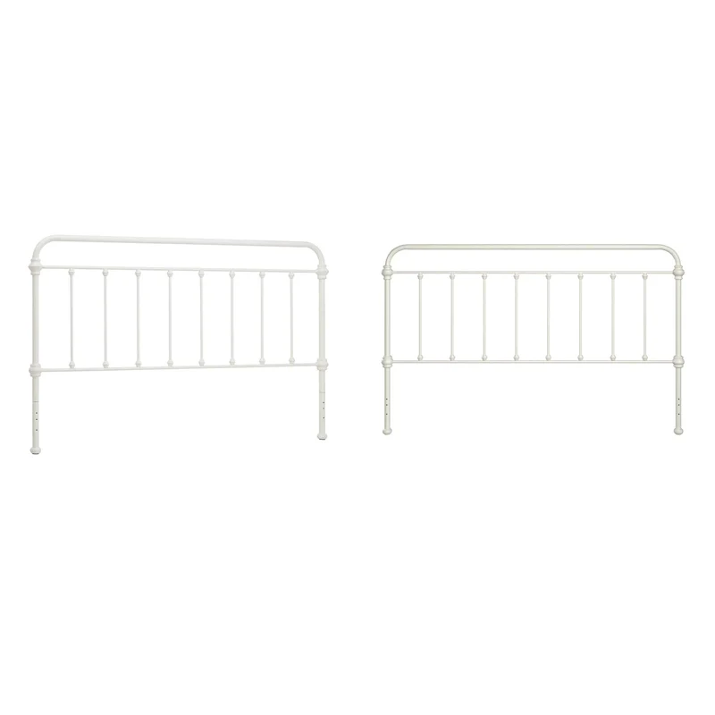 Vilnius Antique Graceful Victorian Metal Headboard