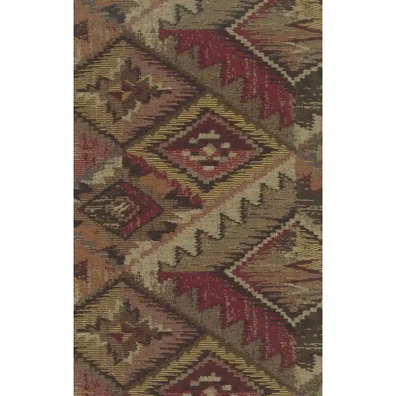 Bali Rattan Double Papasan Chair with Tapestry Cushion