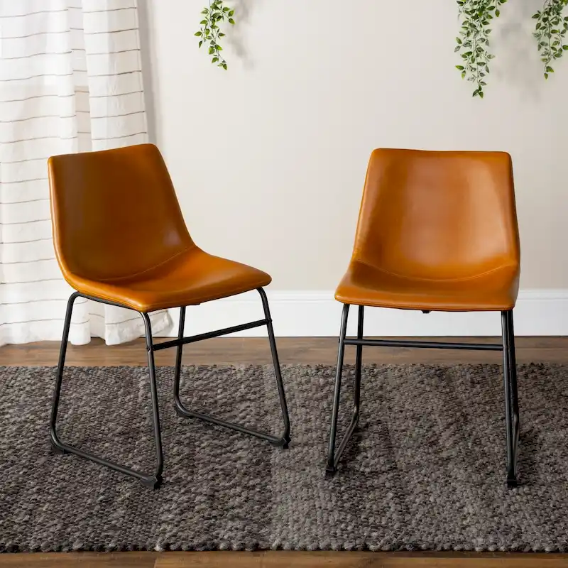 Faux Leather Dining Chair (Set of 2)