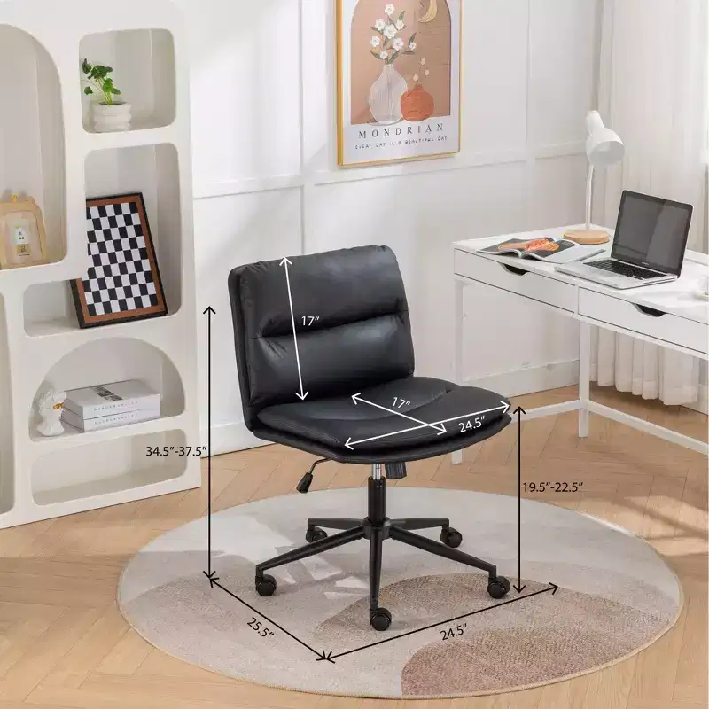 Vatros Adjustable Swivel Office Chair Wide Seat Office Chair