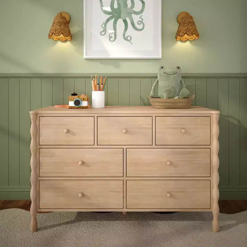 Jenny Lind 3 over 4 Drawer Dresser
