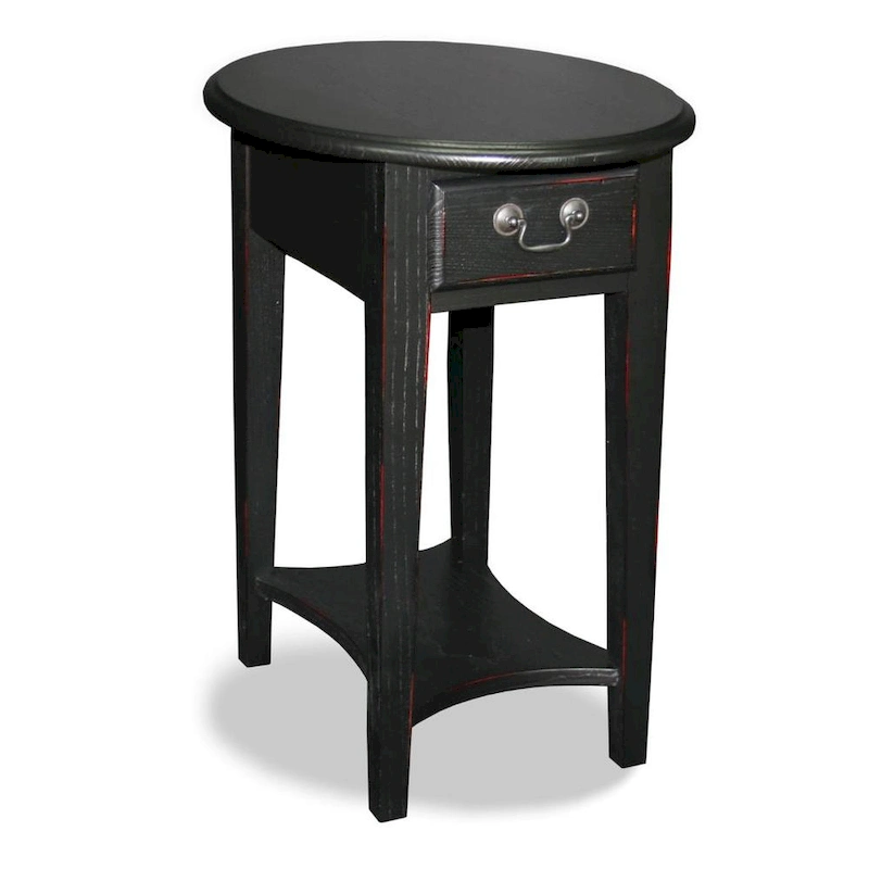 Hardwood Oval Side Table