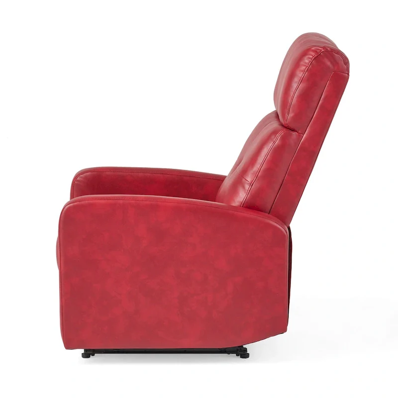 Samedi PU Leather Recliner Club Chair by Christopher Knight Home