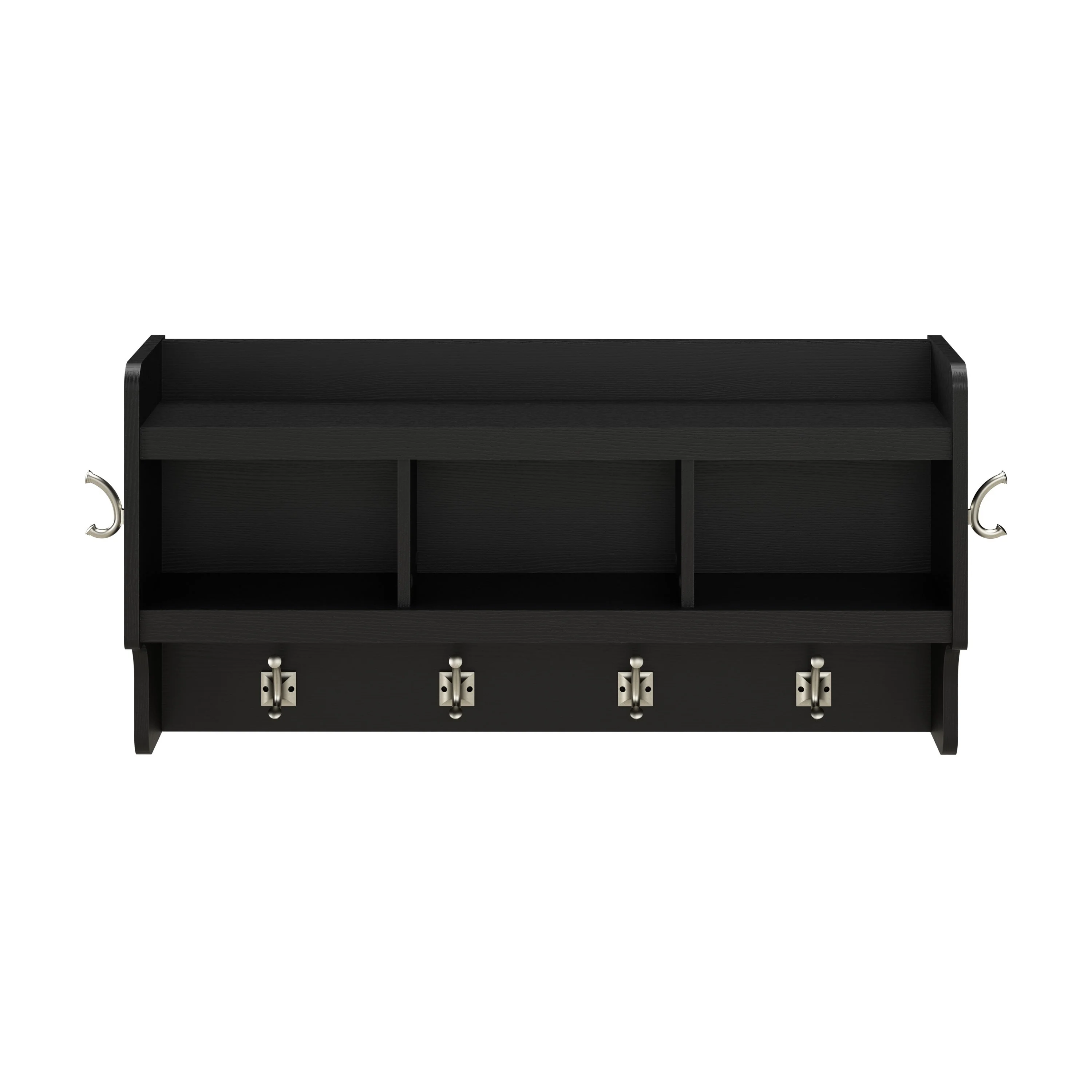 Woodland 40W Wall Mounted Coat Rack with Shelf by Bush Furniture