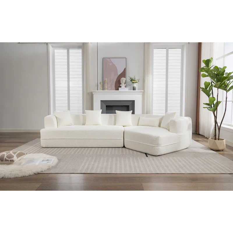 Modular Sleeper Sectional Sofa with Free Combination
