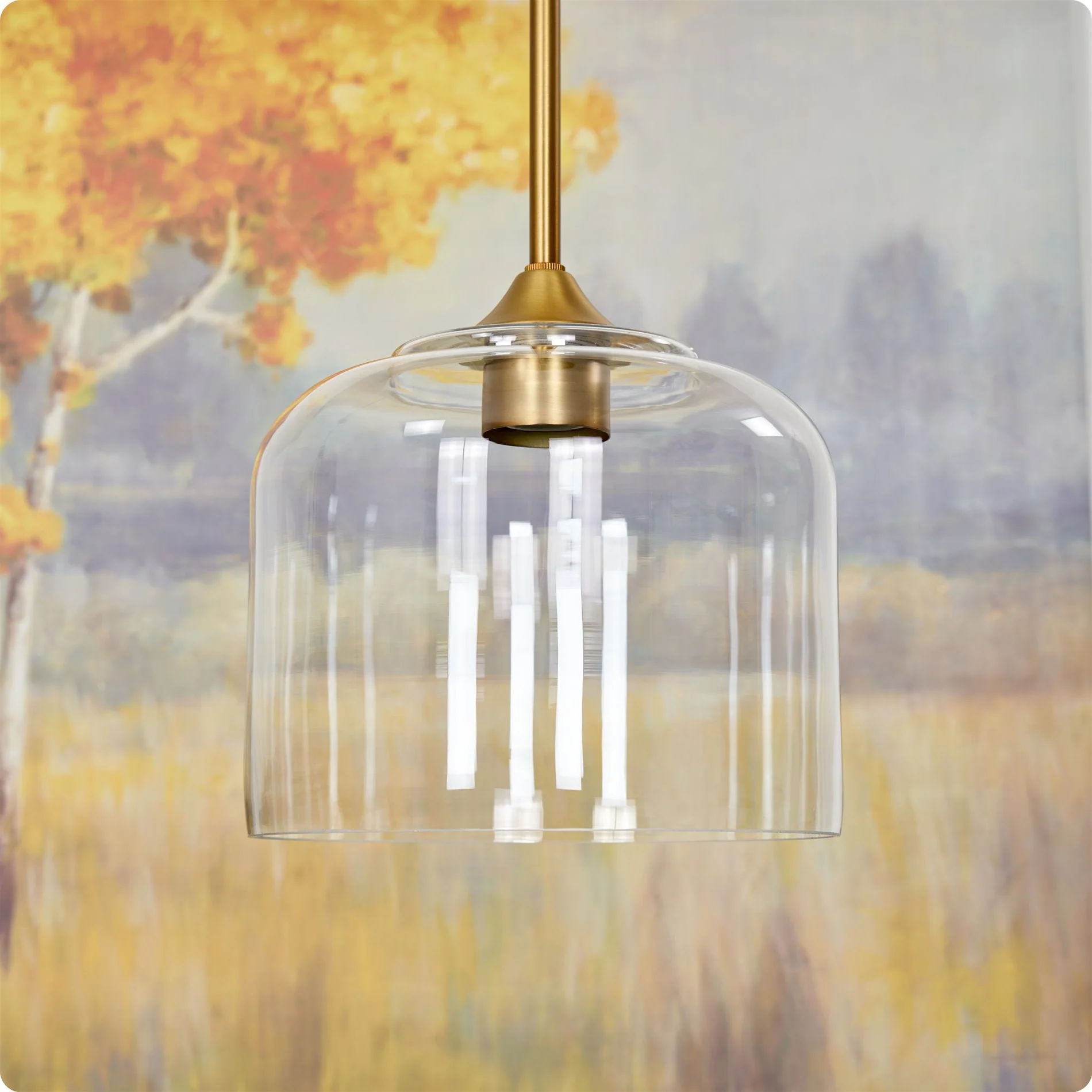 Luxe 9 Clear Glass Shade / Replacement Glass