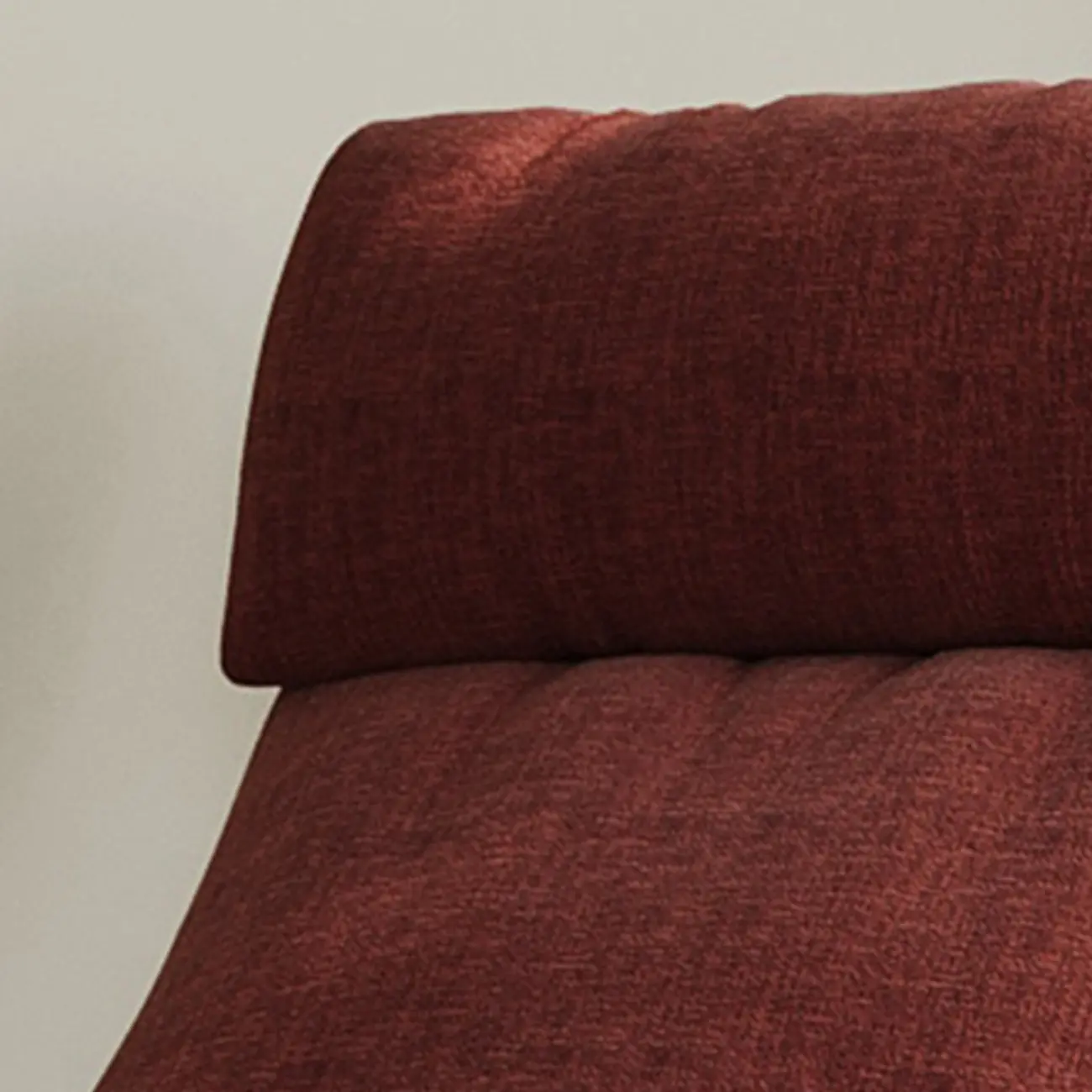 Modern Chenille High-Back Accent Chair With Arms