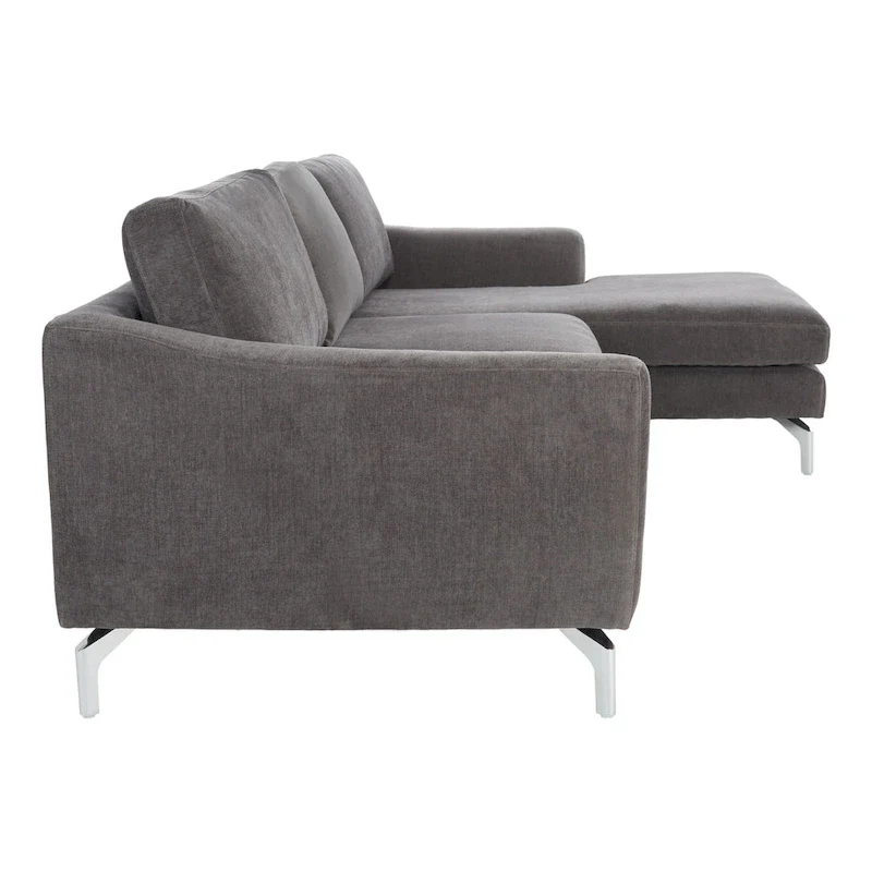 Couture Nicholsen Anthracite Grey Velvet Sofa