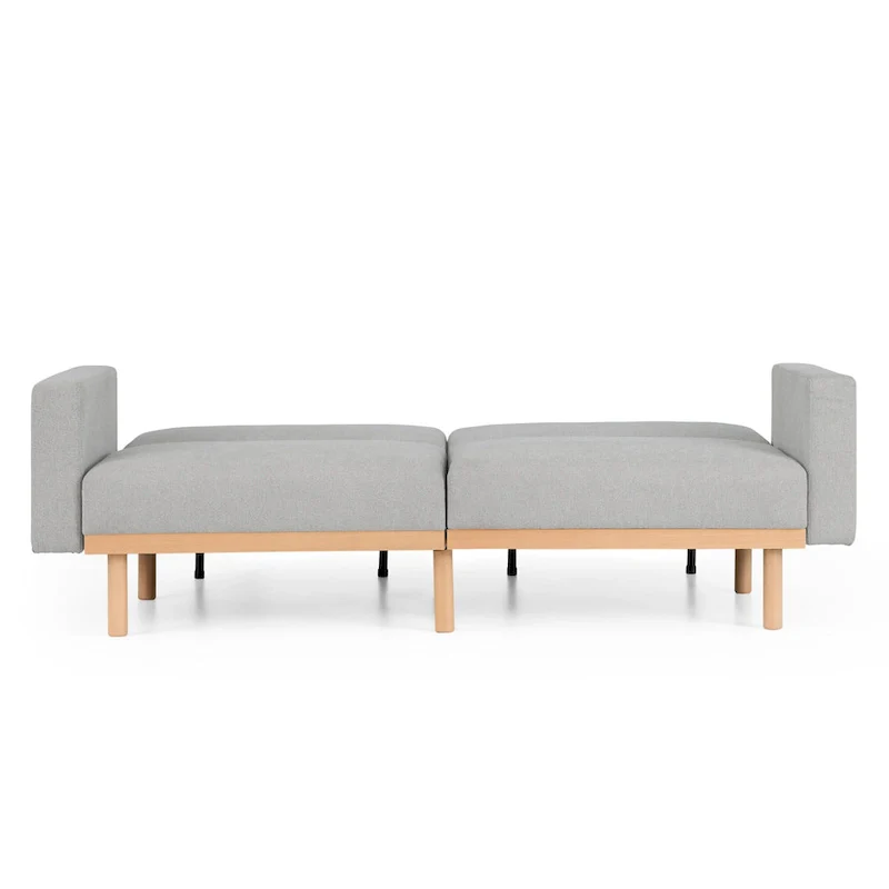 Brookside Harlow Futon with Wood Base