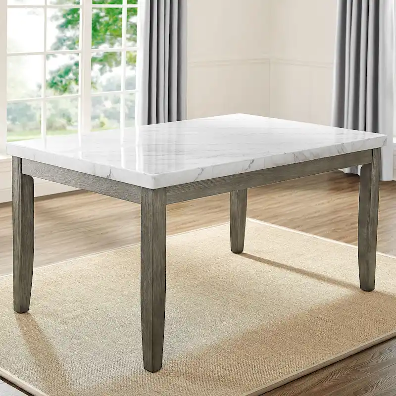 Marble Top Dining Table