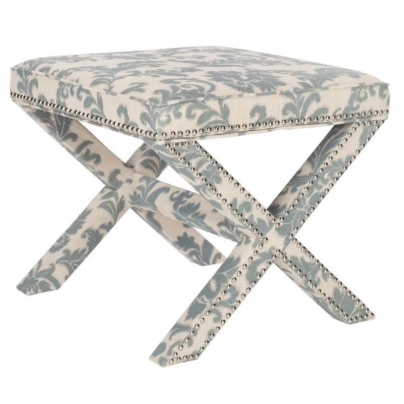 SAFAVIEH Shavonne X-Bench Ottoman