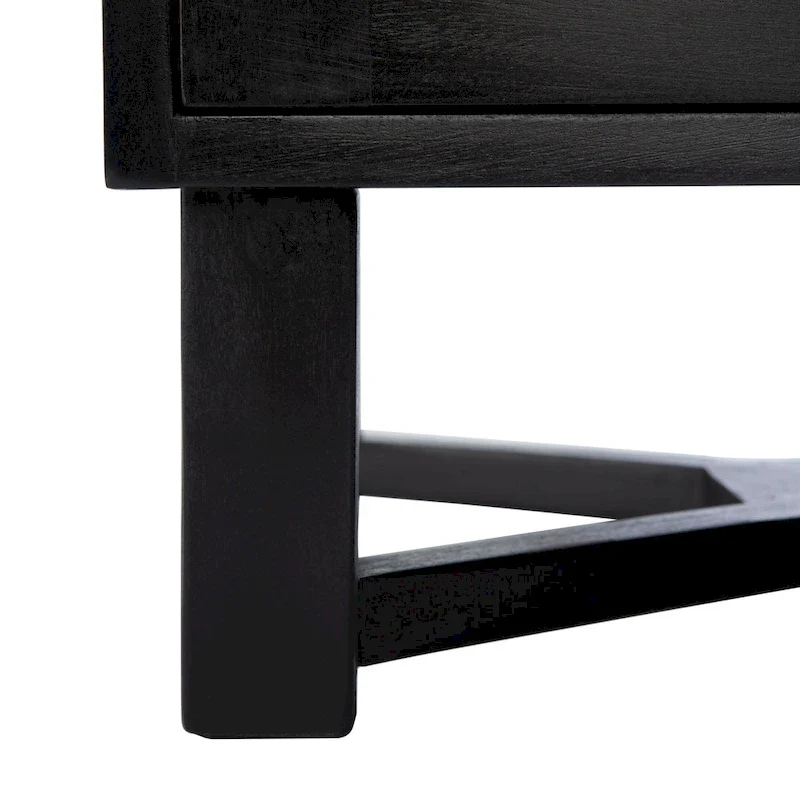 SAFAVIEH Dayana 2-Drawer Rattan Accent Table Nightstand