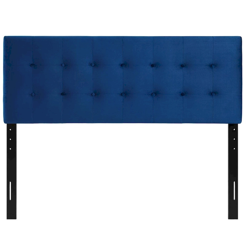 Carson Carrington Labbgard Queen Tufted Velvet Headboard