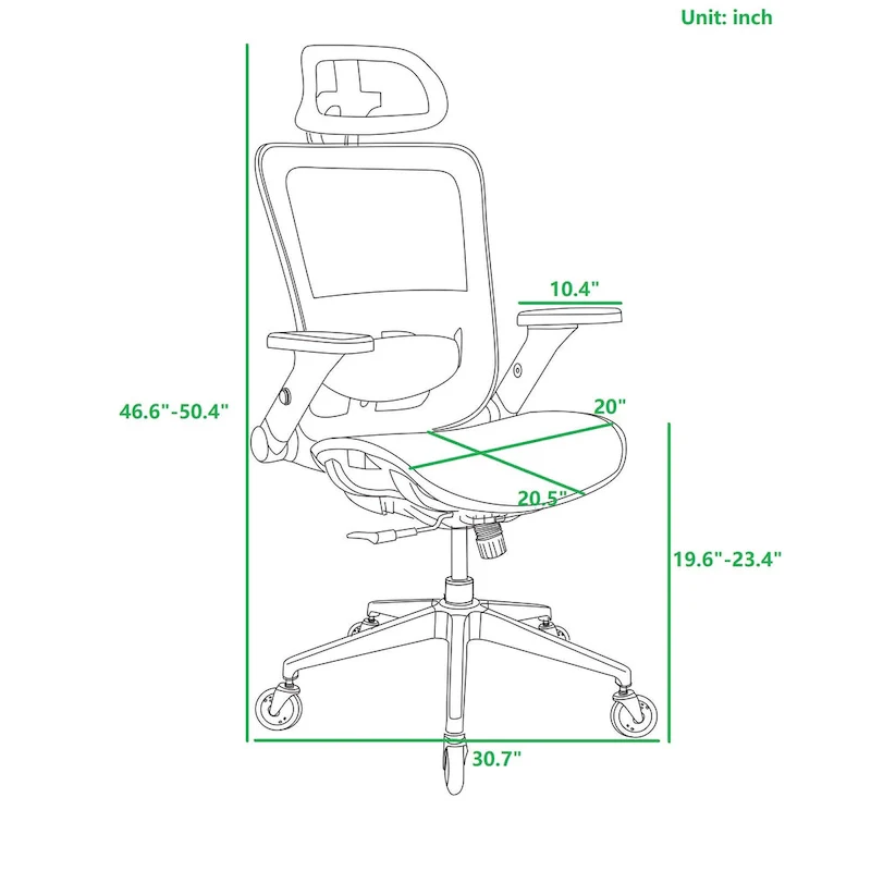Mesh Office Chair with lock Function