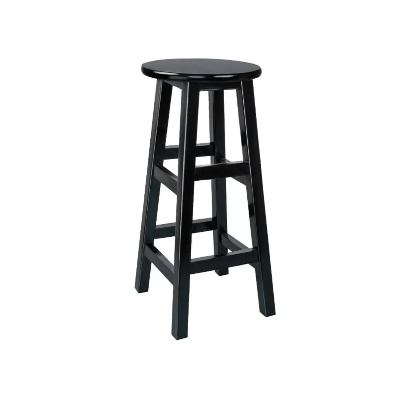 Counter Height Modern Wood Backless Bar Stools