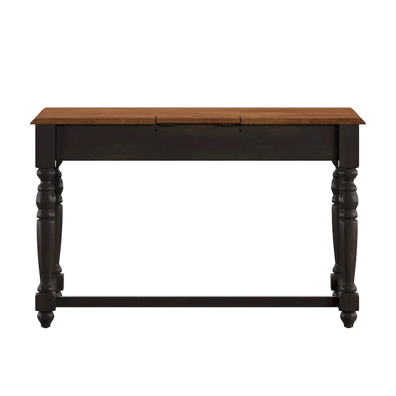 Oaklyn Antique 1-drawer Desk with Charging Station by iNSPIRE Q Classic