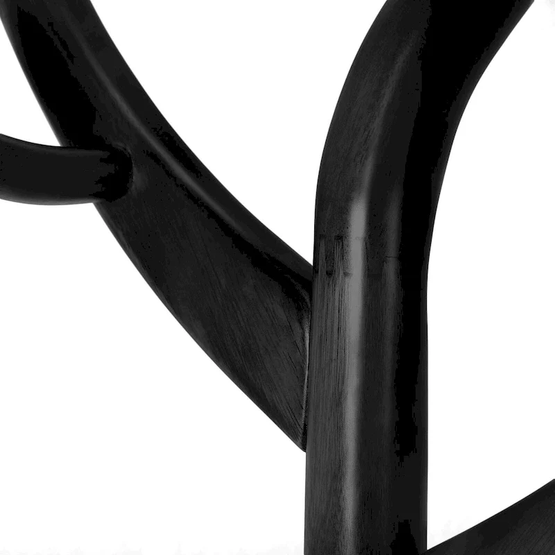 Rubberwood Freestanding Coat Rack with 8 Hooks - 24.5W x 70.87H