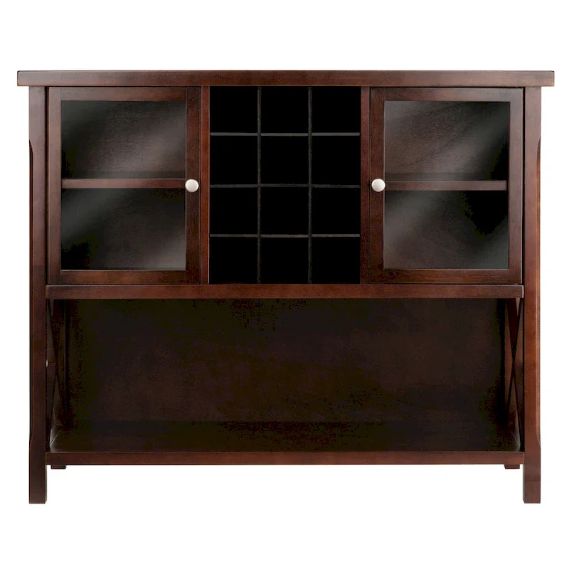 Xola Buffet Cabinet, Cappuccino - 43.8W x 18D x 35.9H