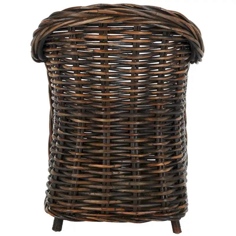 SAFAVIEH Styliani Natural Rattan Club Chair - 27.5 x 27.5 x 35.5 - 28Wx28Dx36H