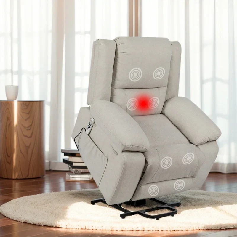 Electric Massage Power Recliner Chair, Multi-function Lifting, Timing