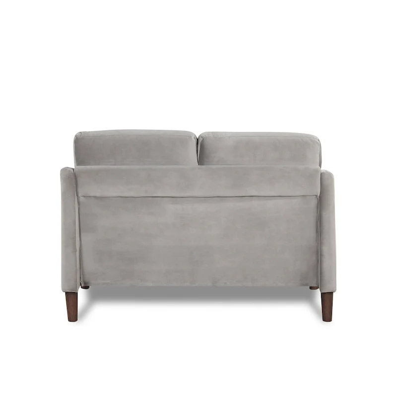 DH BASIC Modern 52-inch Velvet Upholstered Loveseat with Cushions
