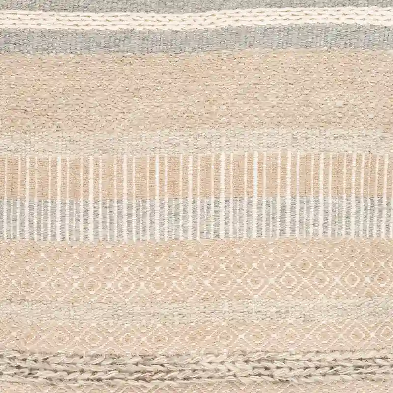 Attia Farmhouse Patchwork 24-inch Square Pouf