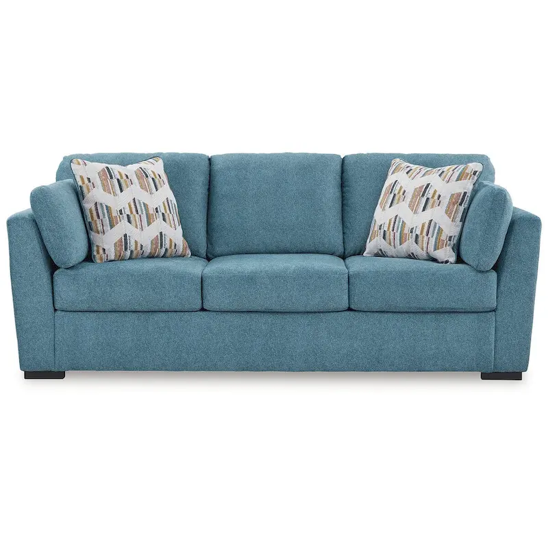 Signature Design by Ashley Keerwick Teal Queen Sofa Sleeper - 94 W x 41 D x 39 H