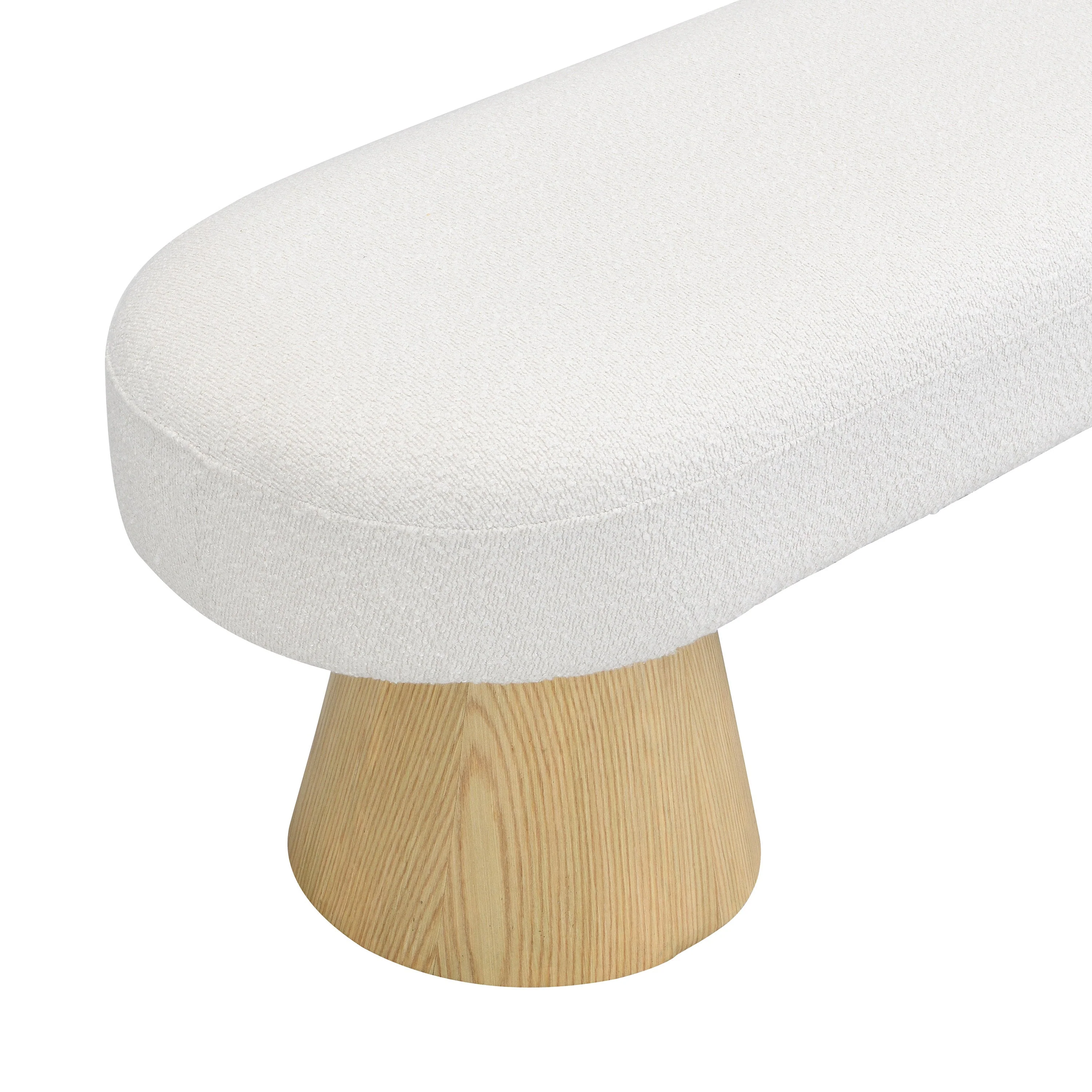 Walker Edison | Boucle Upholstered 64in Bench