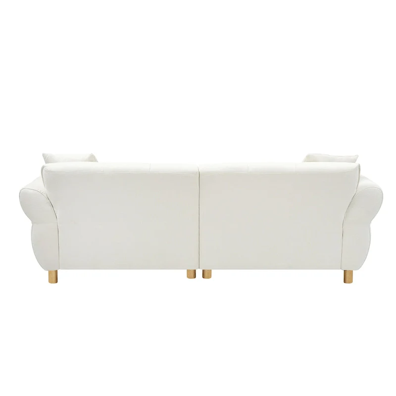 Upholstered 3-seater Sofa with Matching Pillows