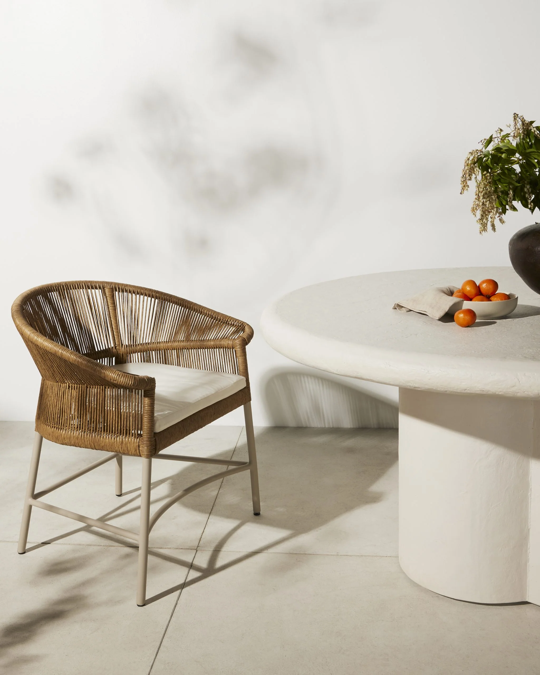 IRVING OUTDOOR DINING ARMCHAIR-SAND