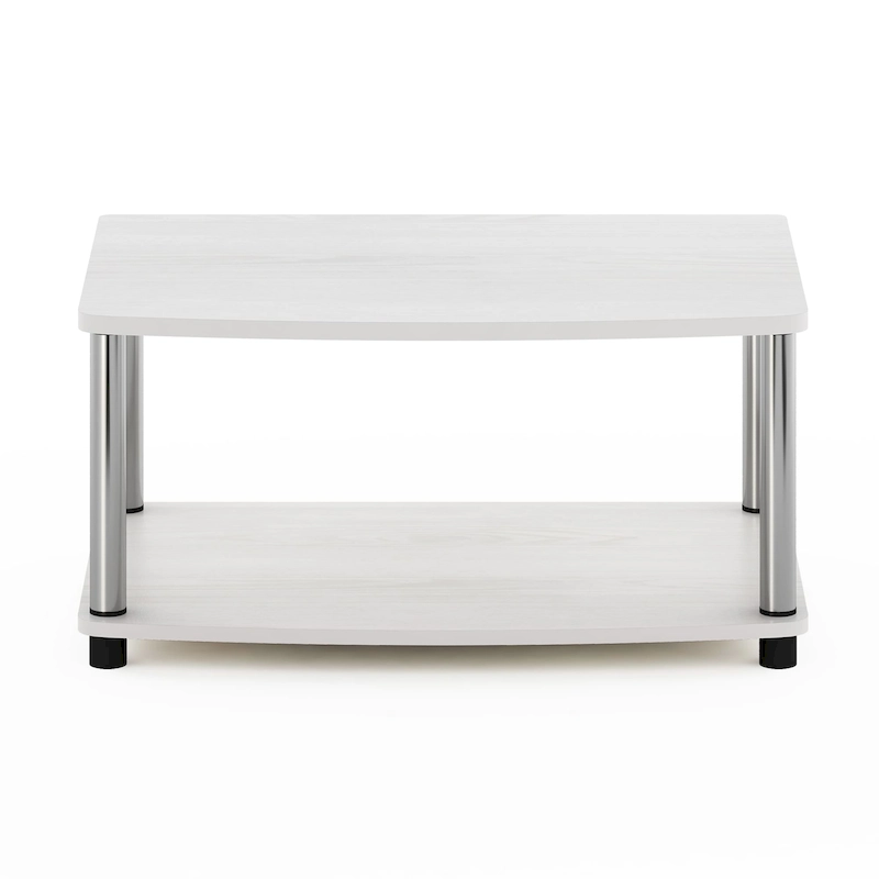 Furinno Turn-N-Tube No Tools 2-Tier Elevated TV Stands