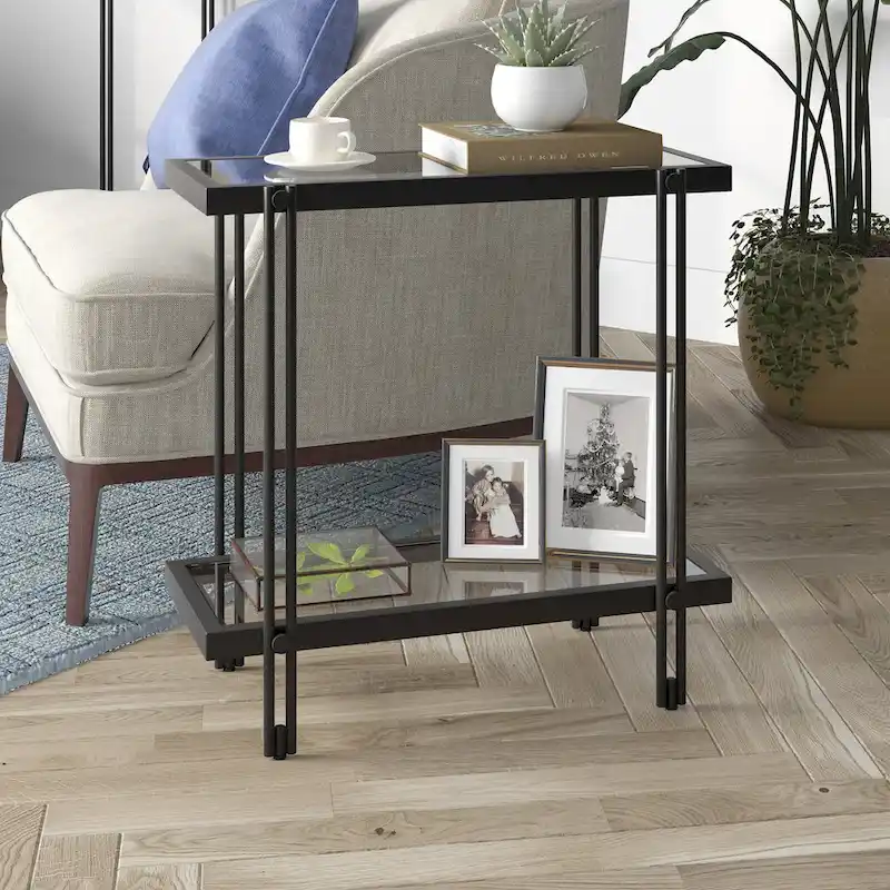 24 Wide Rectangular Side Table