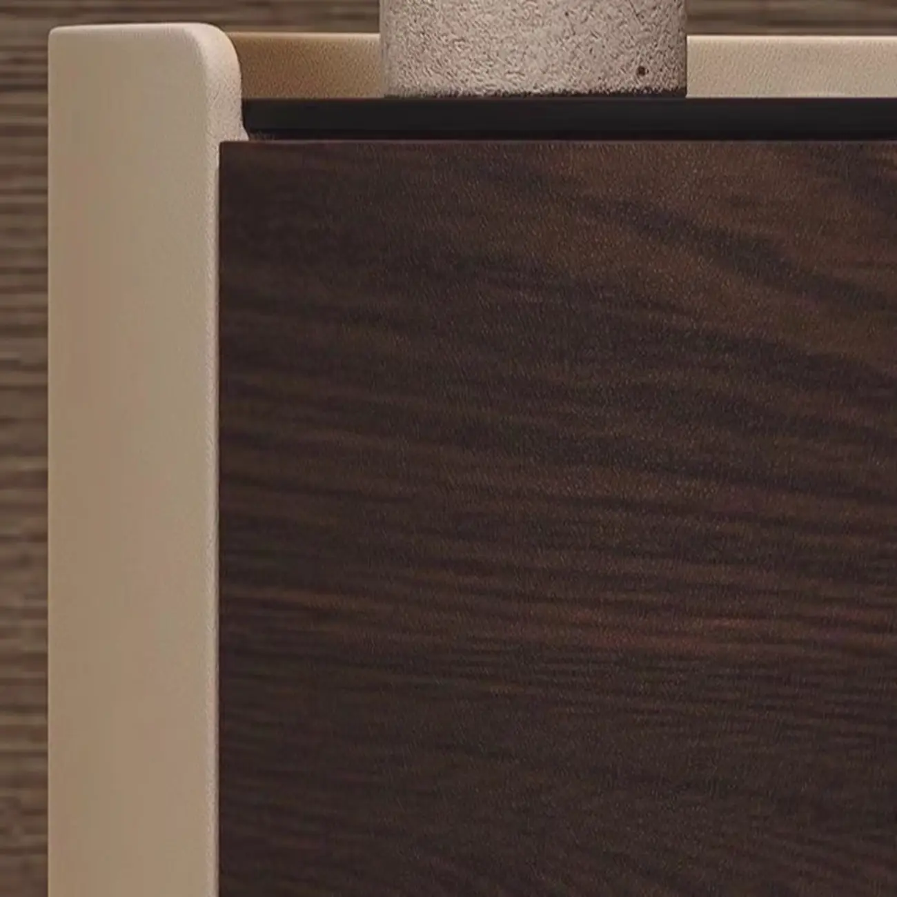 Narrow Pine Wood Soft-Close 2 Tier Round Bedside Table