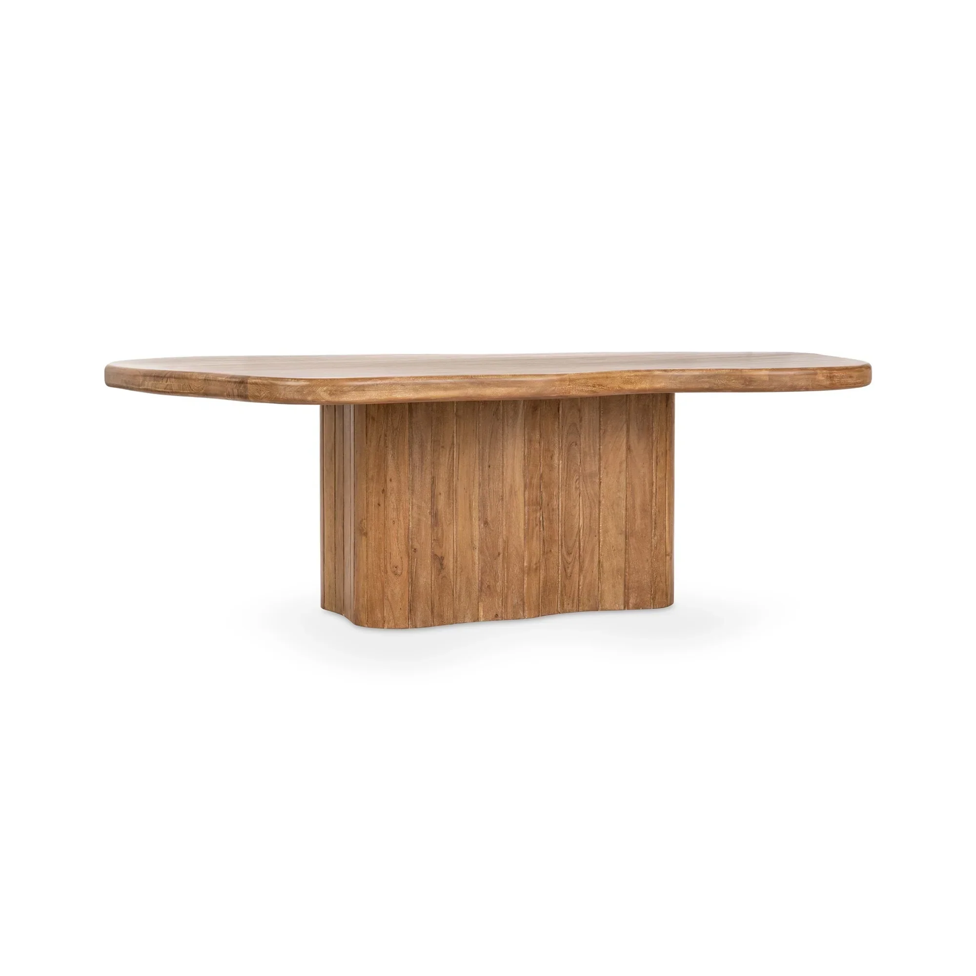 Alvaro Solid Wood Rectangle Dining Table - Golden Wheat