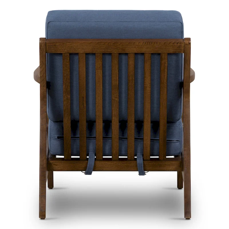 Poly & Bark Verity 25 Fabric Lounge Chair - Solid Wood Frame