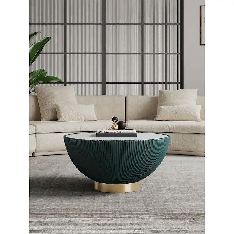 Manhattan Comfort Modern Anderson Upholstered Coffee Table