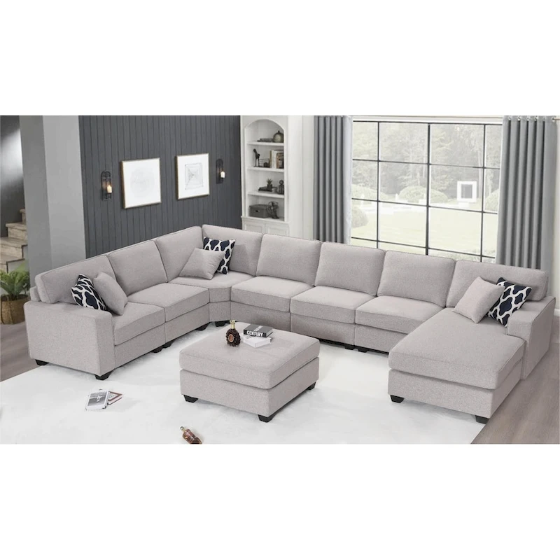 Flexible Combination Module Reversible Sectional Sofa