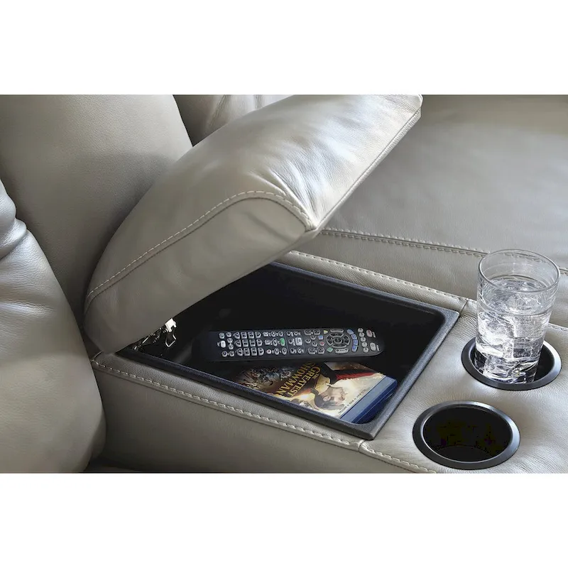 Signature Design by Ashley Dunleith 3-Piece Power Reclining Sectional Loveseat with Console